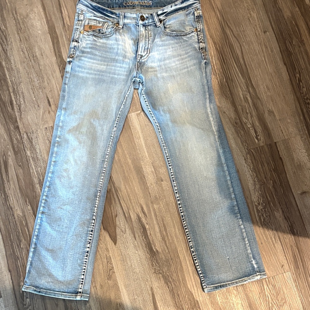 Cody James  Men's Light Blue Straight Jeans